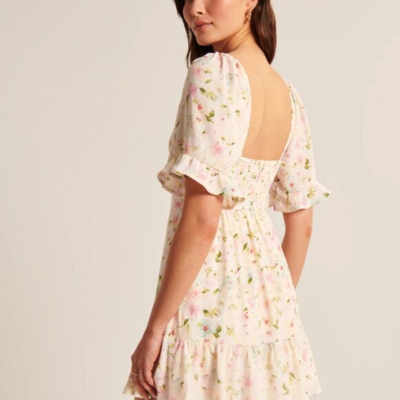 Abercrombie & Fitch Double Keyhole Flirty Mini Dress - Picture 3 of 8